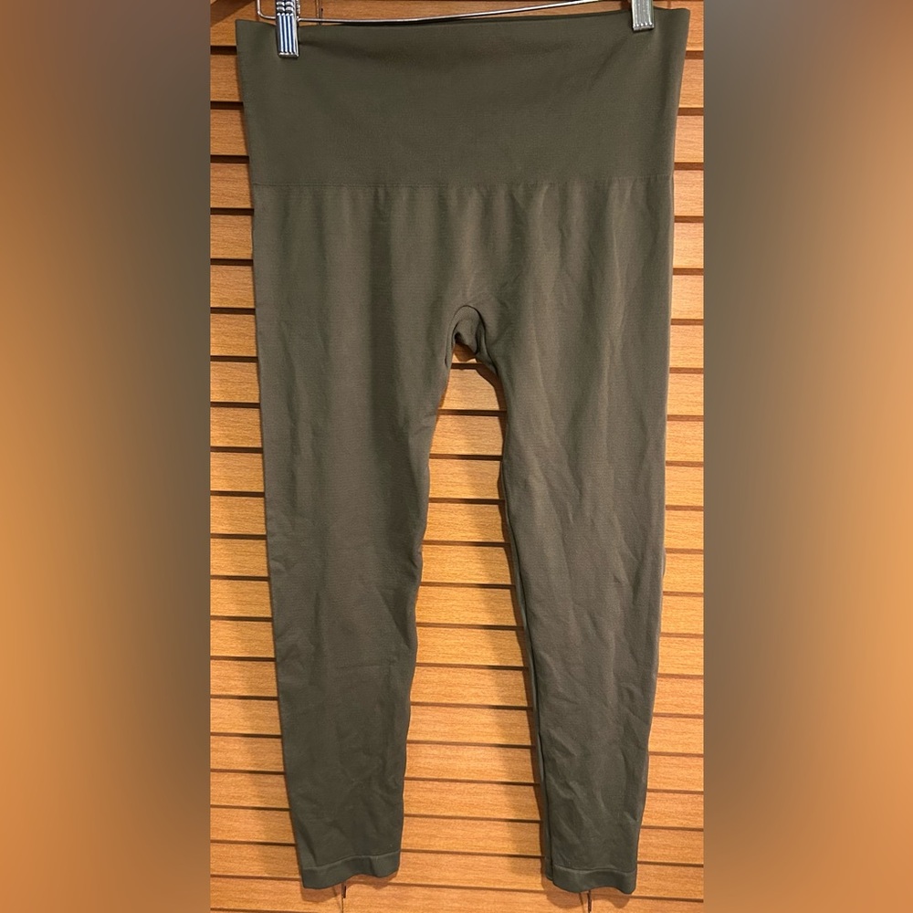 NWOT Cato Full Length Olive Leggings size 1XL